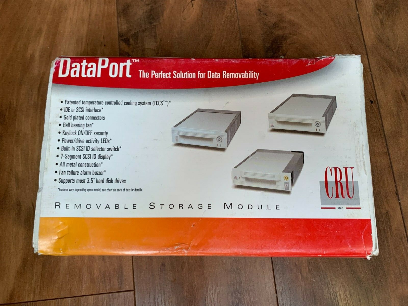 New CRU 9086-801-05 DataPort Removable Storage Module  Carrier Dp Vi SCSI Uw Blk