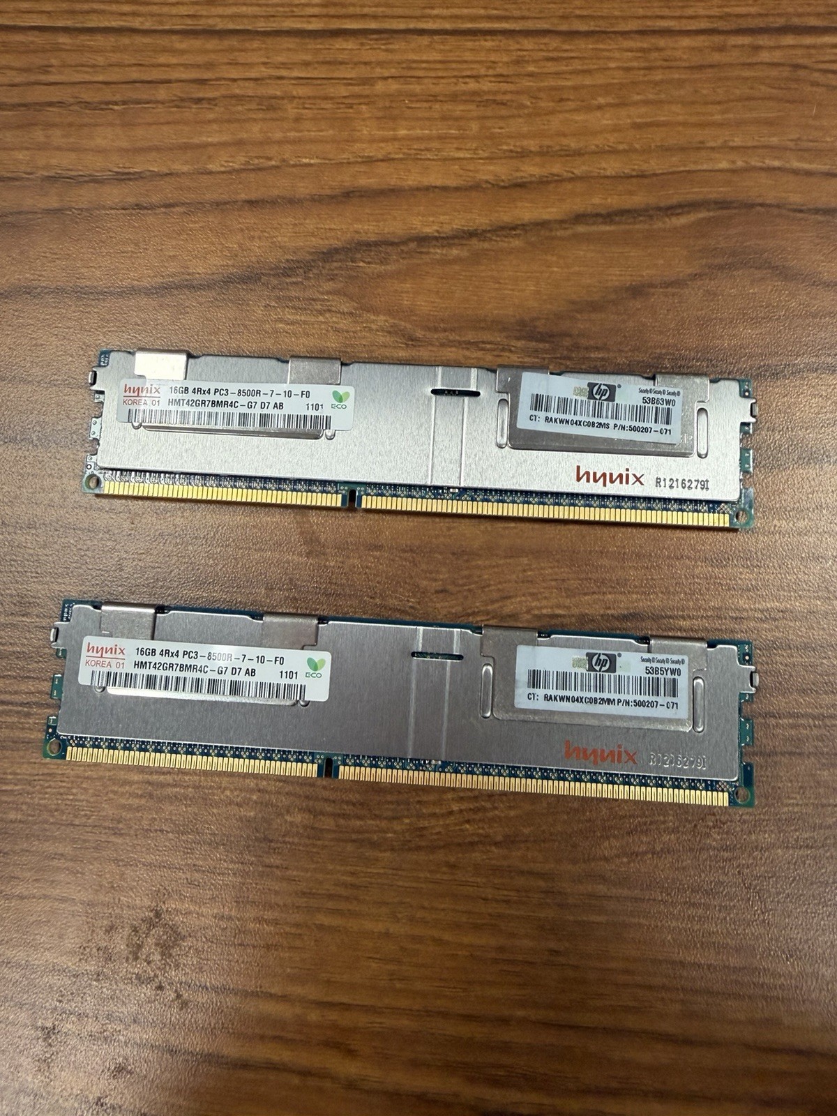 2x Hynix 16GB 4Rx4 PC3-8500R Ram Memory Modules HMT42GR7BMR4C