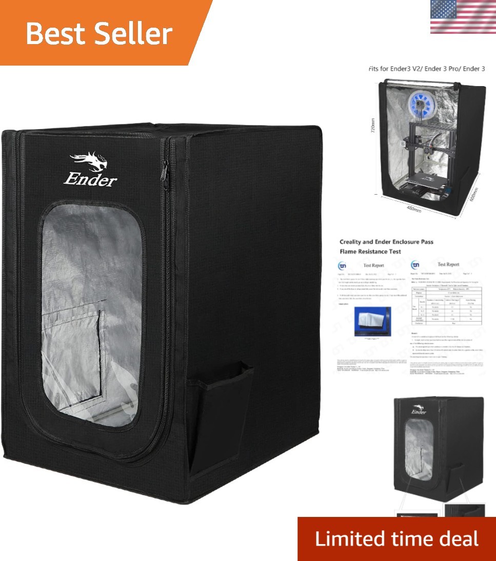 Constant Temperature Protective Cover for Ender 3 Printers - Durable & Portable