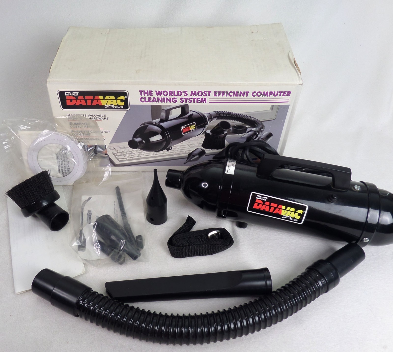 Metro DataVac PRO MDV-1BAC Computer Cleaning System, Blower/Vacuum, Great Cond