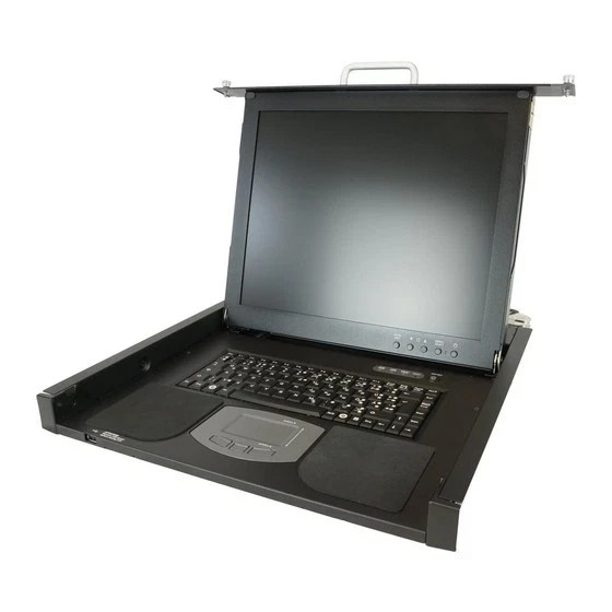 NEW Fujitsu Primergy RC25 US Rackmount Console KMM 17" TFT S26361-K1387-V200