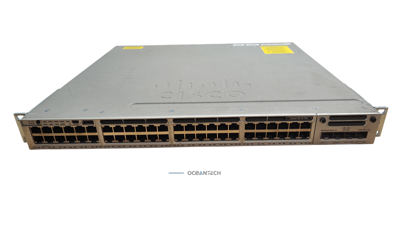 Cisco Catalyst WS-C3850-48F-S V07 48-Port Gigabit PoE+ Ethernet Switch 1x PSU