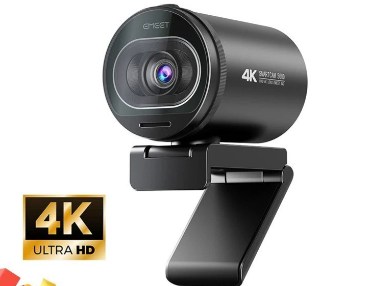 4K Webcam USB Streaming Camera Autofocus Mic for Streaming