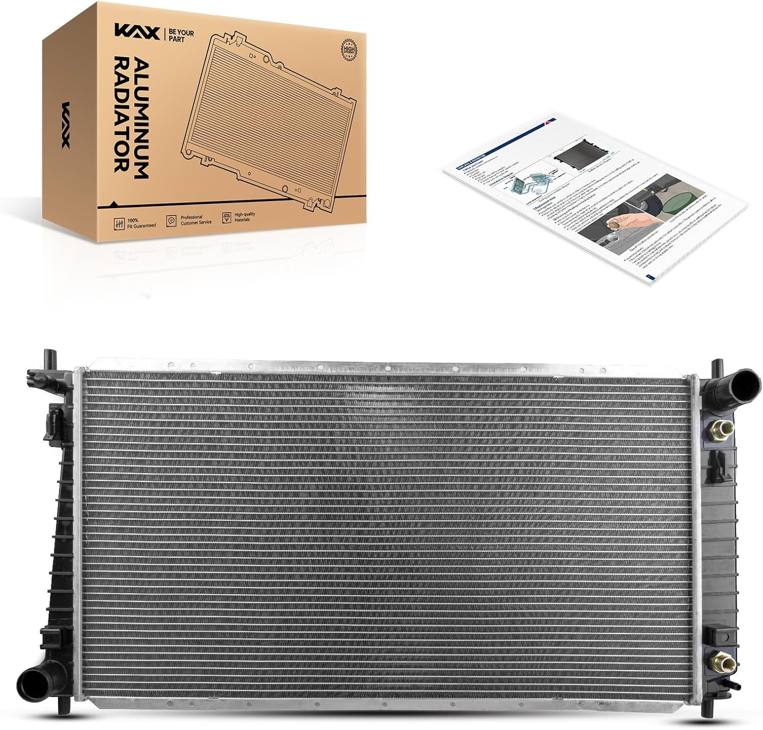 KAX CU2257 Engine Radiator Replacement, Compatible with 1999-2002 Expedition, 19