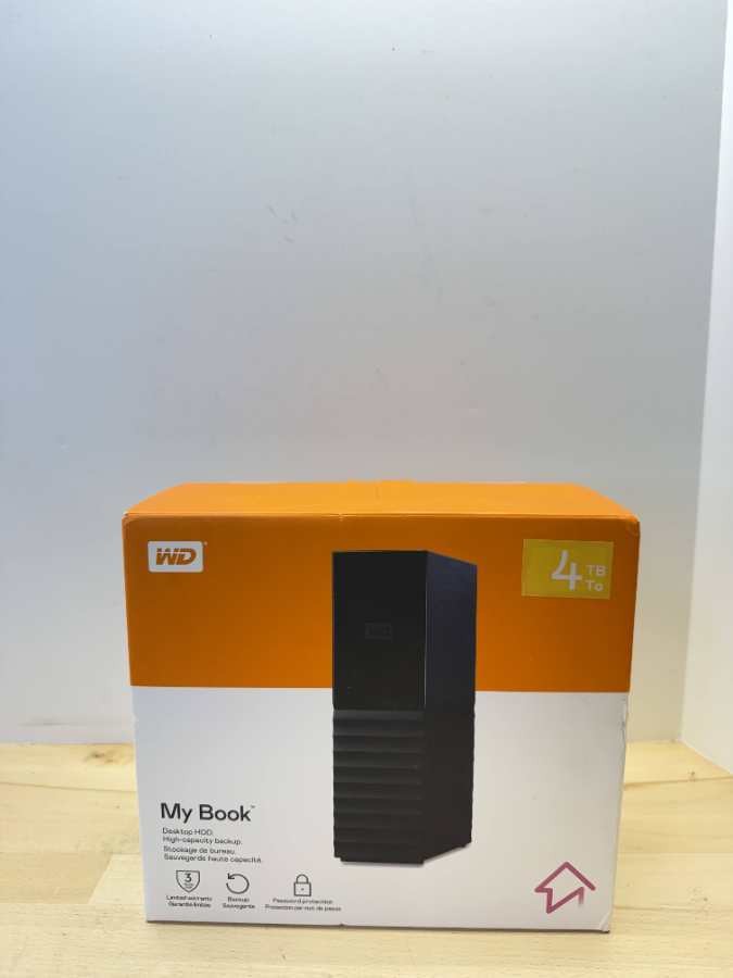 WD My Book 4TB External Desktop Hard Drive WDBBGB0040HBK-NEWM