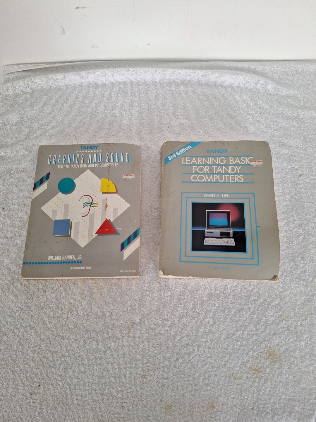 2 Vintage 1987 Tandy Computer Radio Shack Printed Instruction Manuals Get Both 