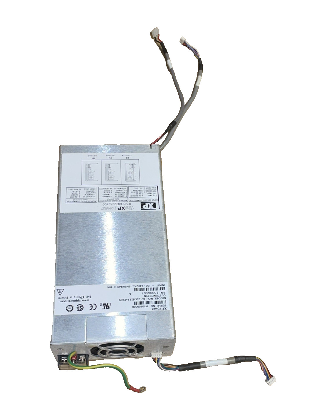 XP Power FlexPower X7-3D3D2J-2499 PSU Modular Power Supply inc Cable Kit Tested