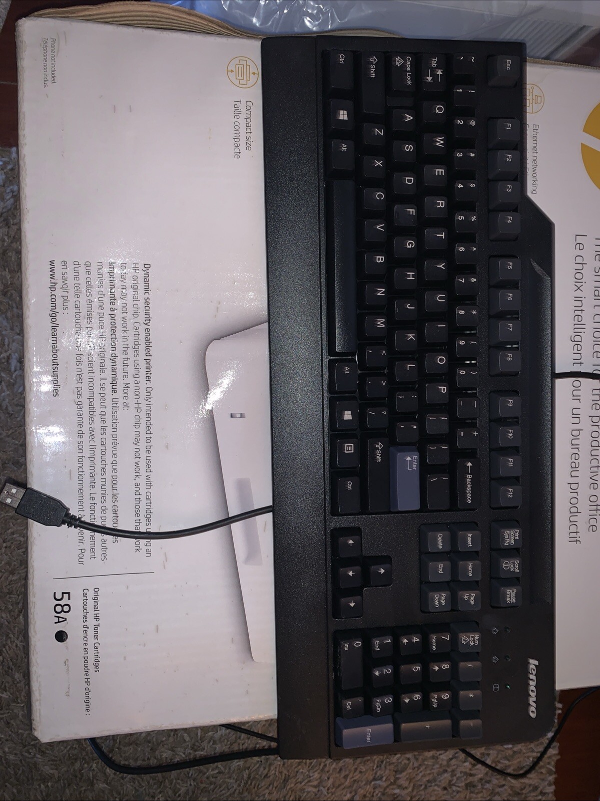 Lenovo SK-8825 41A5289 Wired Keyboard