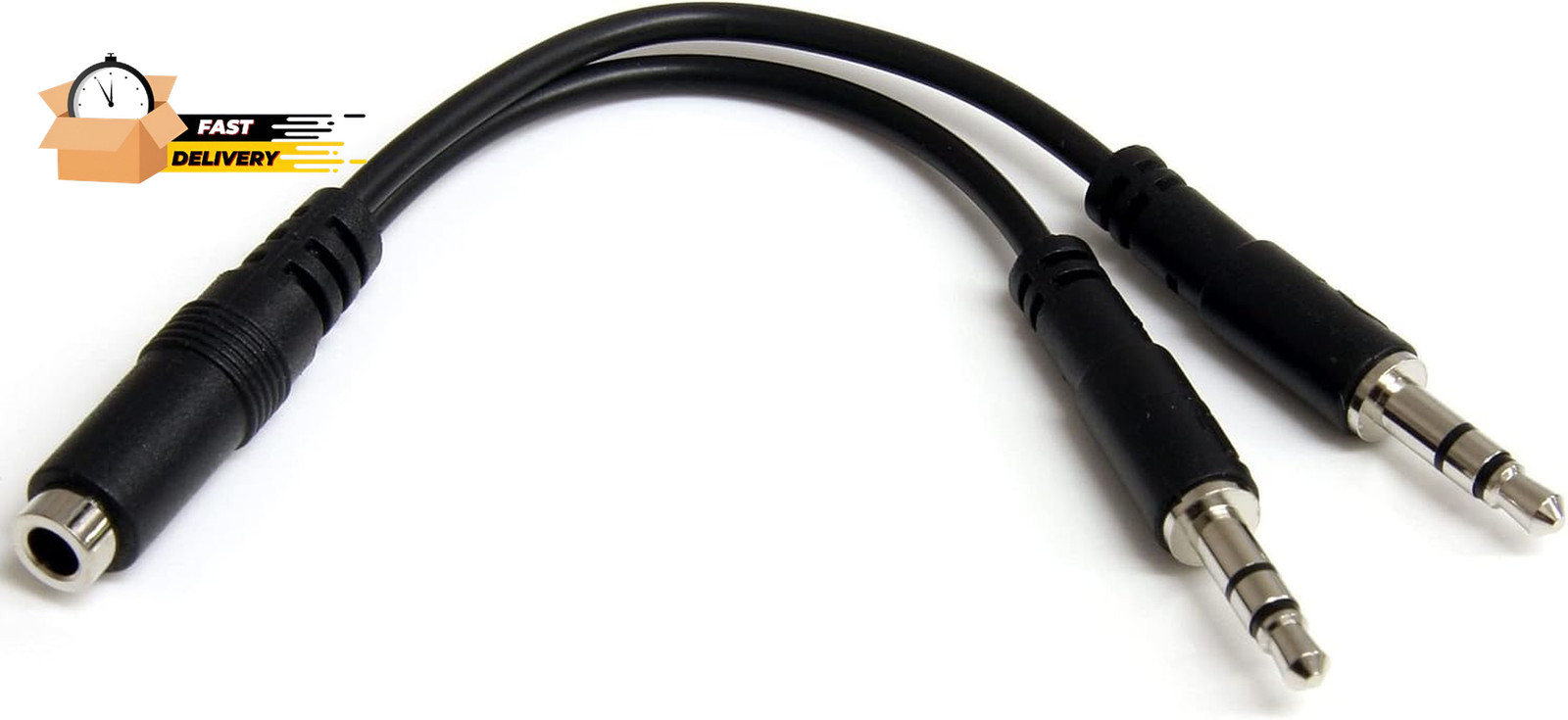 Startech.Com 3.5Mm 4 Position to 2X 3 Position 3.5Mm Headset Splitter Adapter -