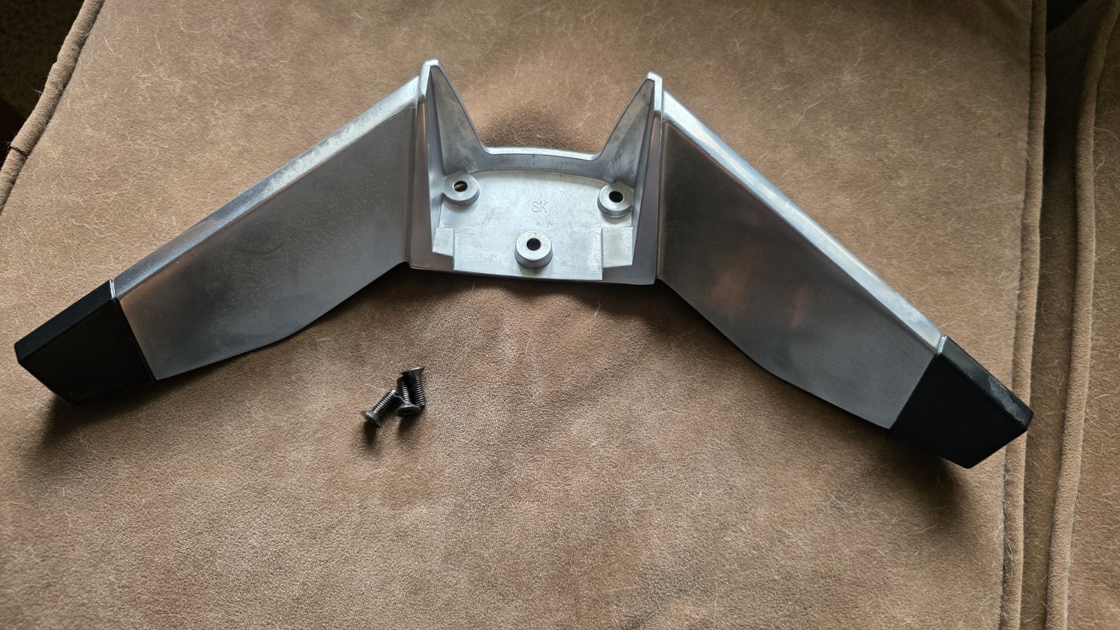 Ergotron WorkFit-S Replacement REAR STAND V Shape with SCREWS
