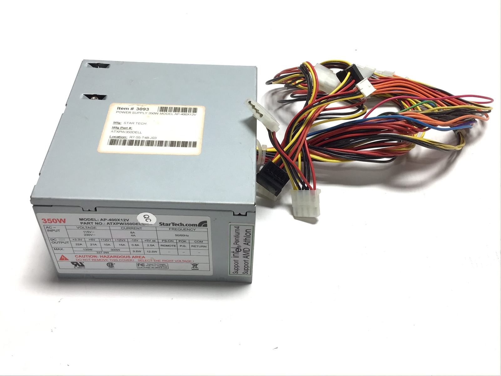 StarTech AP-400X12V - ATXPW350DELL Power Supply 350W 50/60Hz