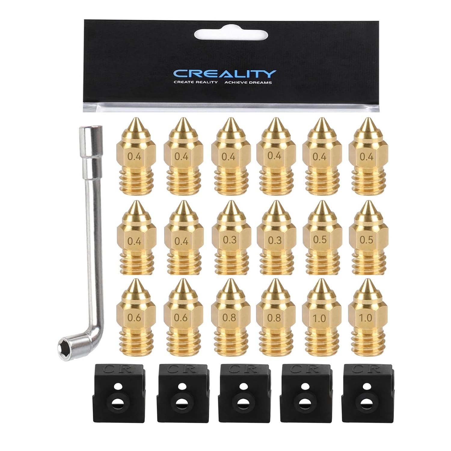 Ender 3 Neo Nozzle Kit for Creality Ender 3 V2 Neo, Ender 3 Max Neo | CR-6 SE, C