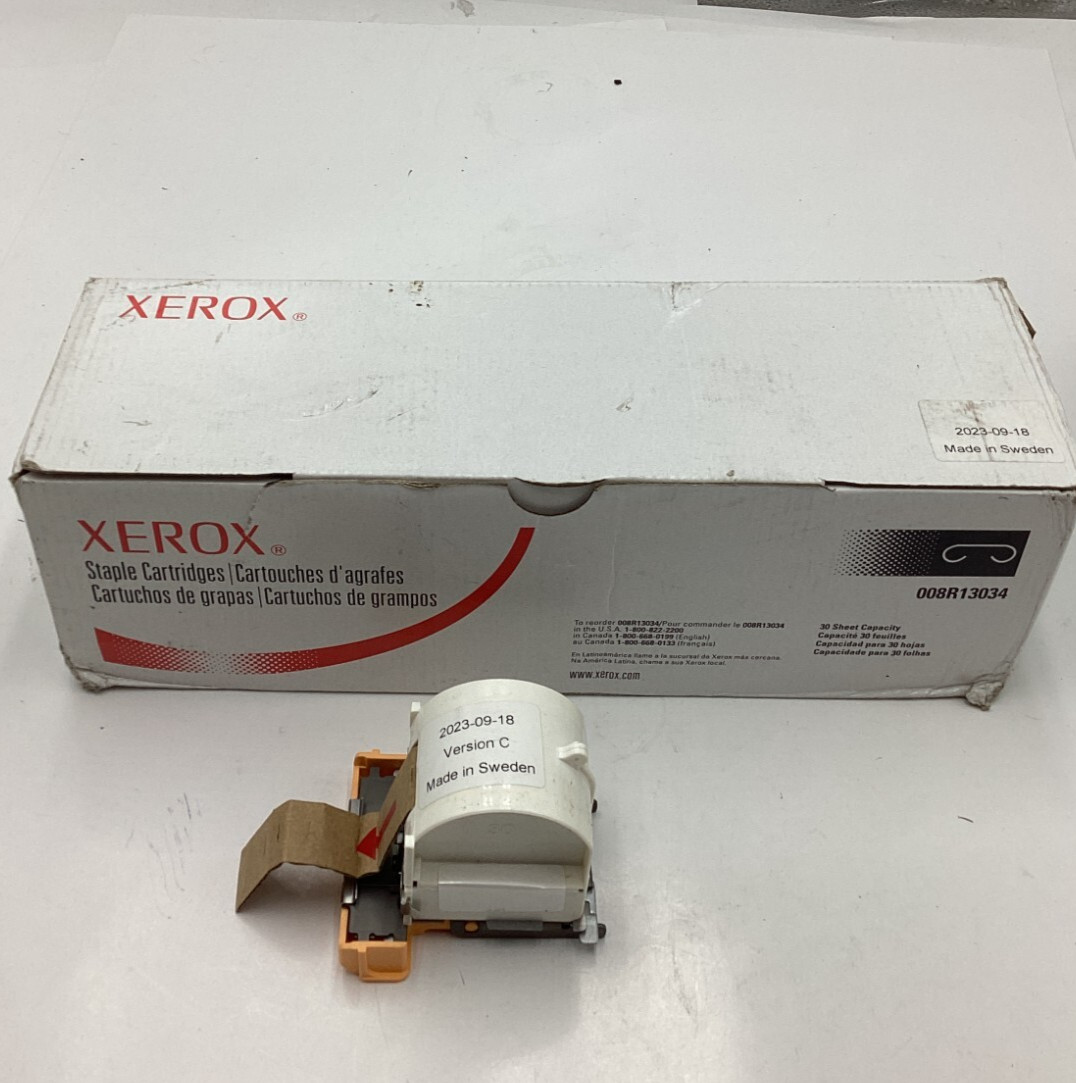 (QTY 3) Xerox 008R13034 Staple Cartridge Replacement For Nuvera 100/120/144