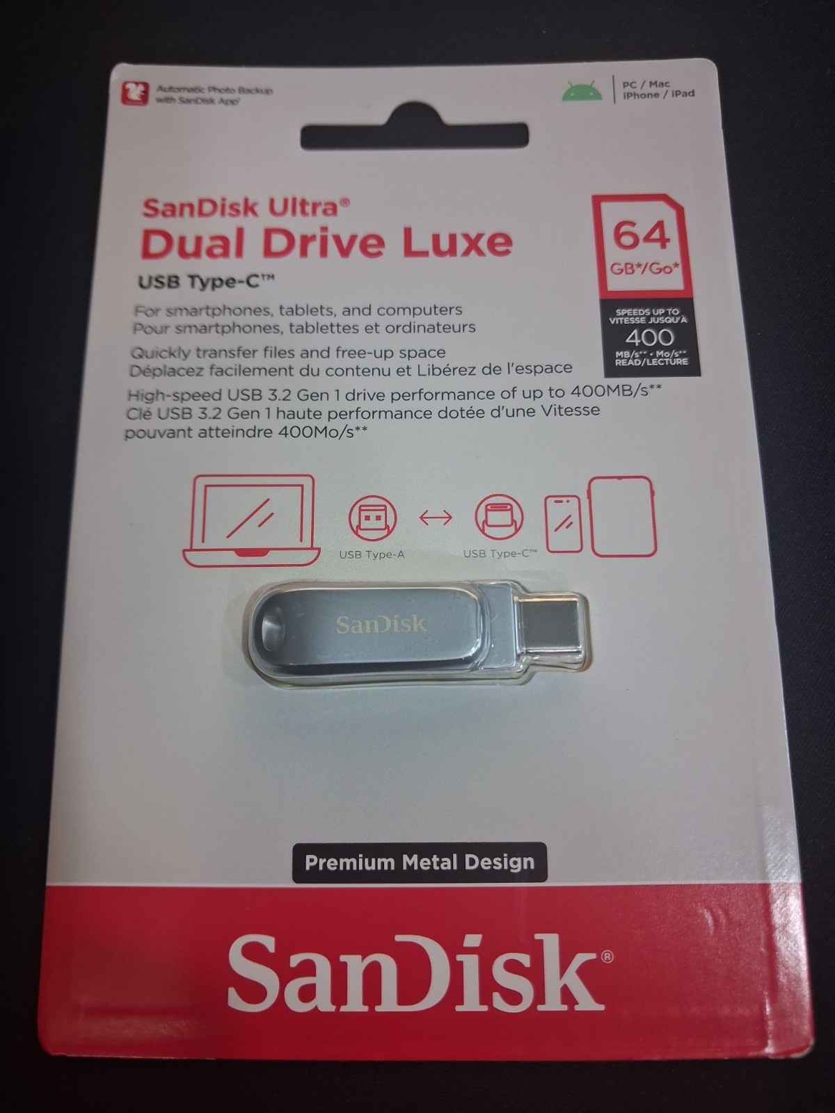 Sandisk Ultra Dual Drive Luxe 64GB