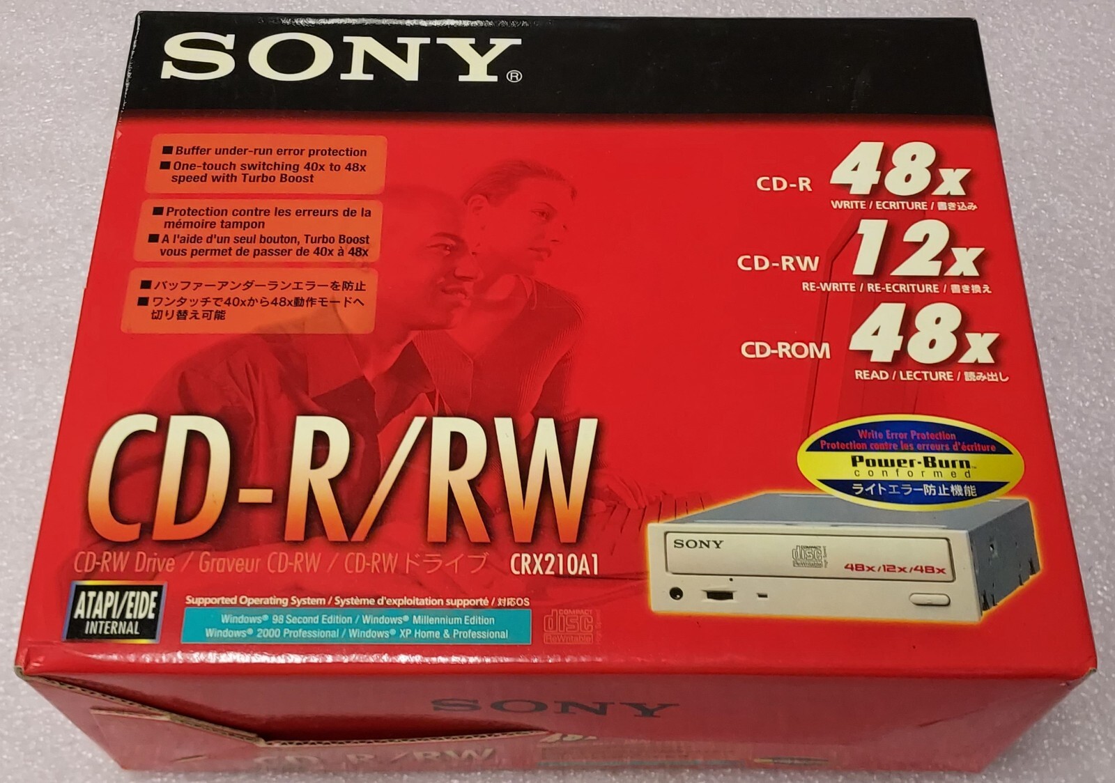 '1 PIECE' - PN# CRX210A1 - SONY - CD-R/RW DRIVE 48X / 12X / 48X