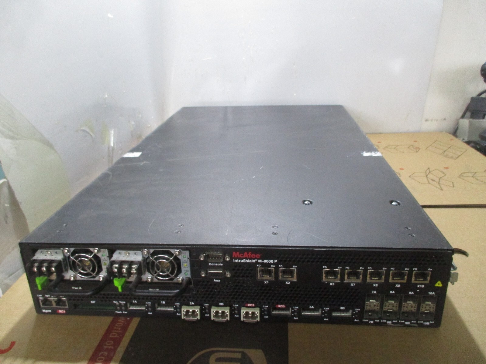 MCAFEE INTRUSHIEID M-8000 P NETWORK SECURITY PLATFORM