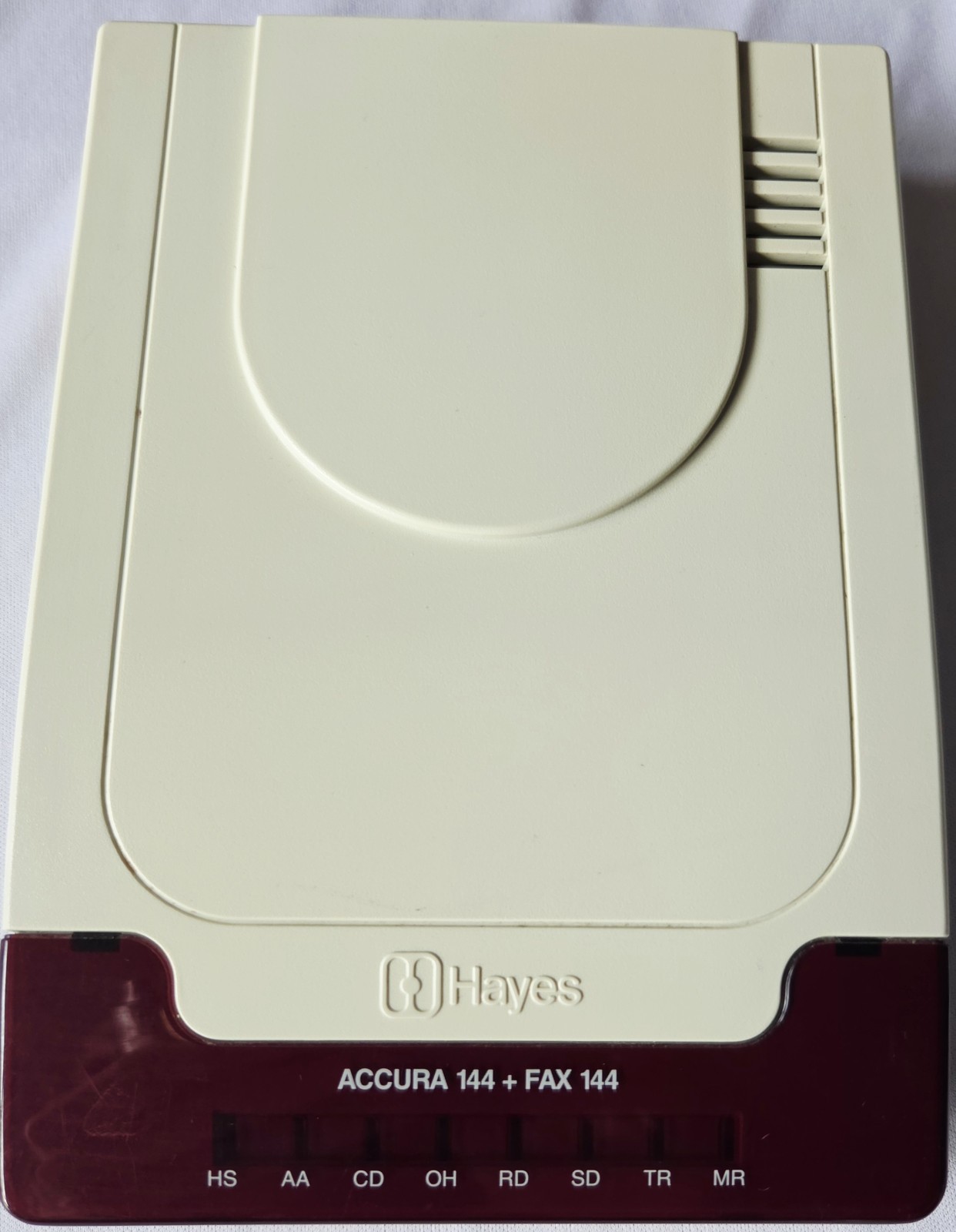 Vintage Hayes Accura 144 Fax 144 External Modem 5300AM V4.0 Untested