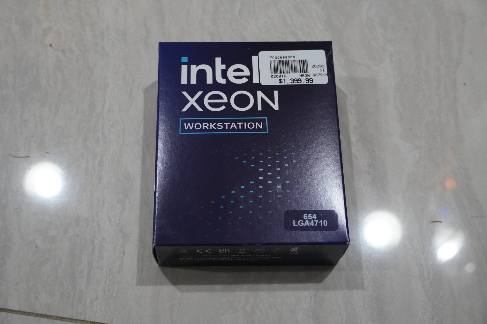 Intel BX80720654 Xeon 654  Workstation 18-Core 36-Thread 4.8GHz LGA4710 CPU