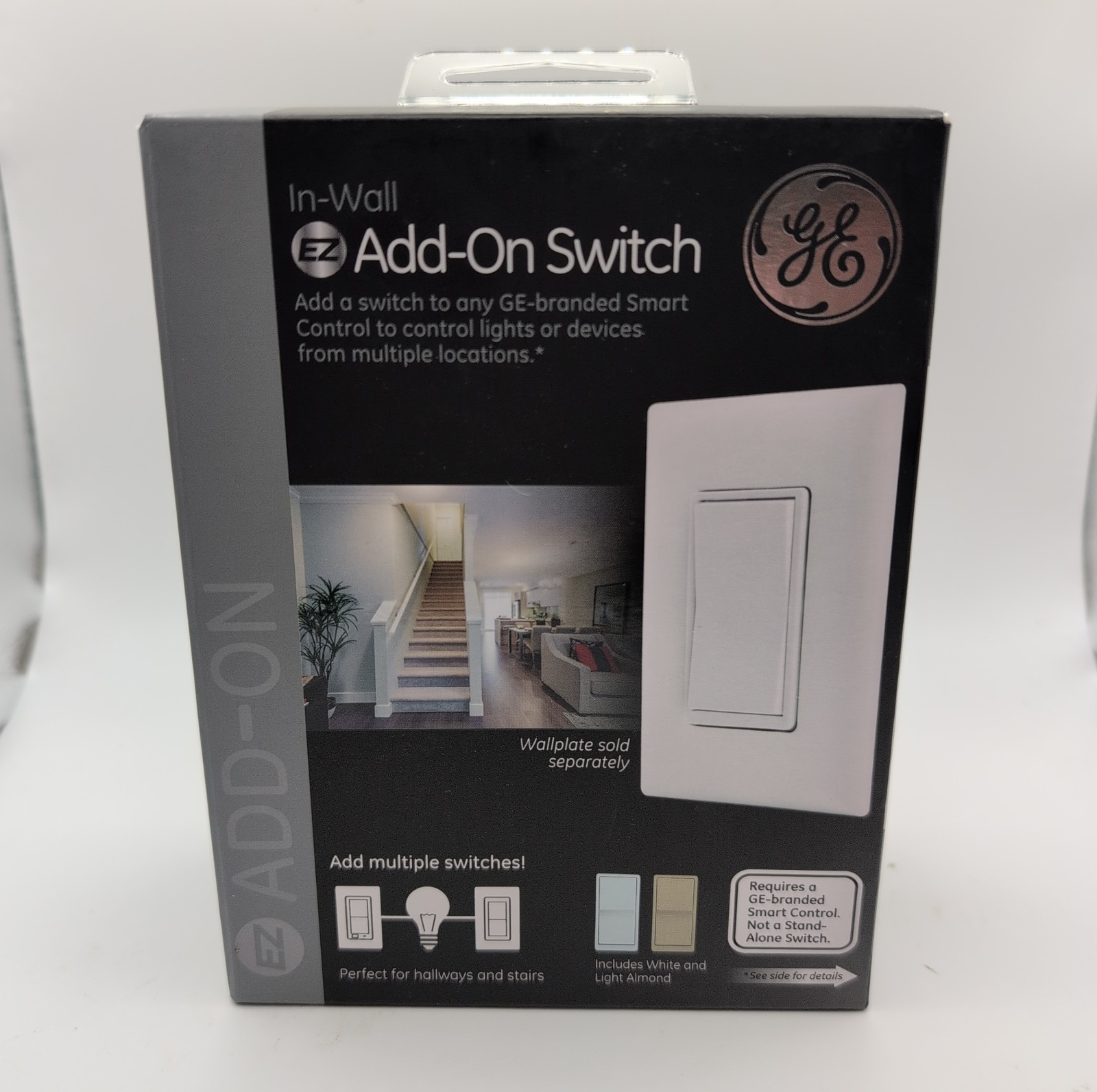 GE In-Wall EZ Add-On Switch ZW2004 Smart Control - BRAND NEW SEALED