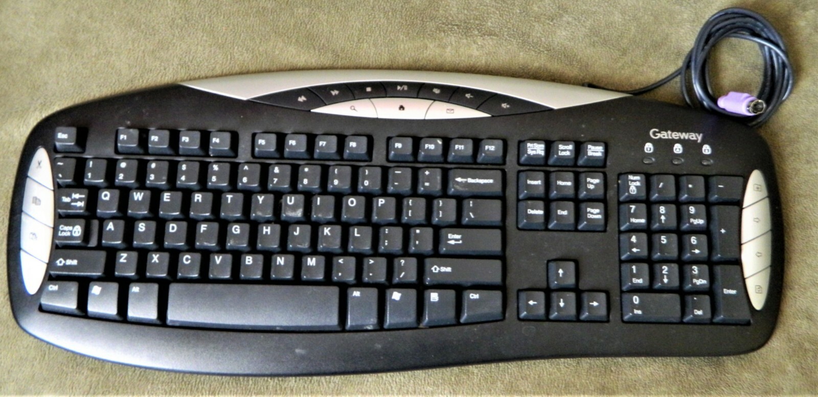 Gateway PC Computer Keyboard Wired Model SK 9922 - S/N A035710
