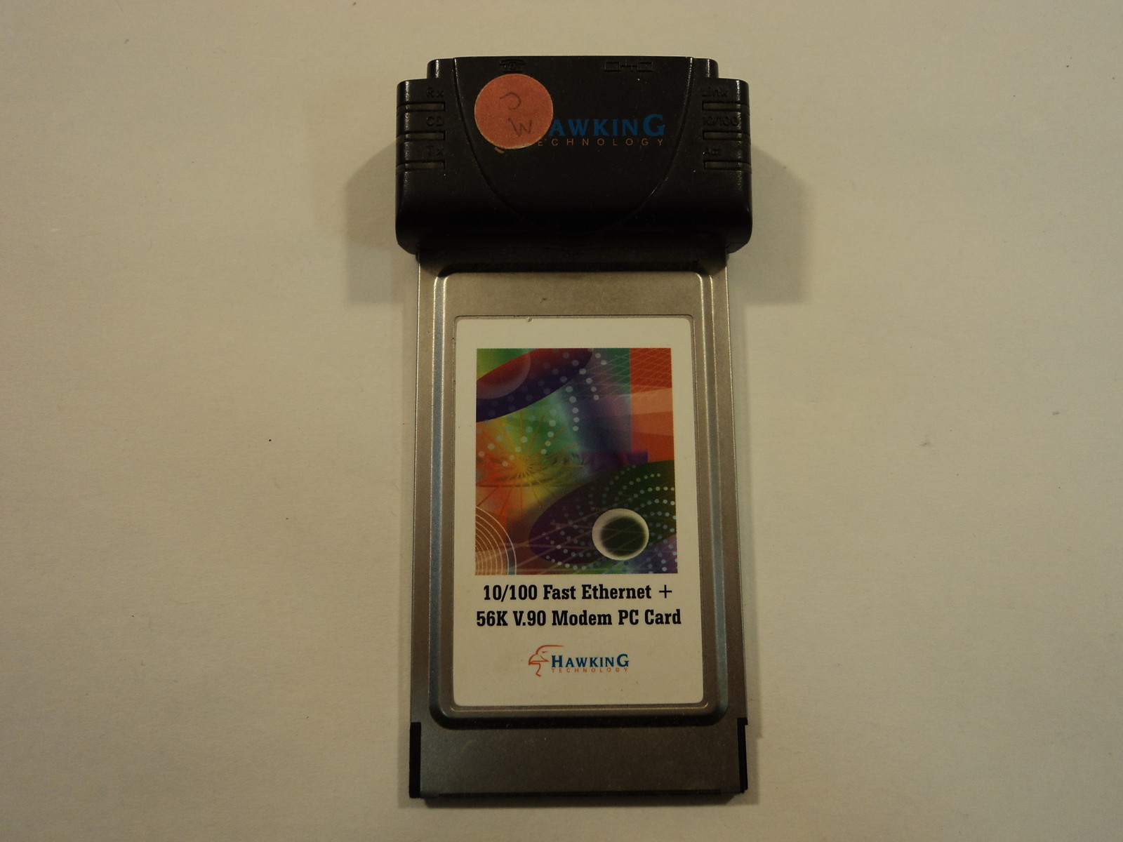 Hawking 10/100M Fast Ethernet 56K Fax Modem V.90 PC Card 00E098 08CFB1