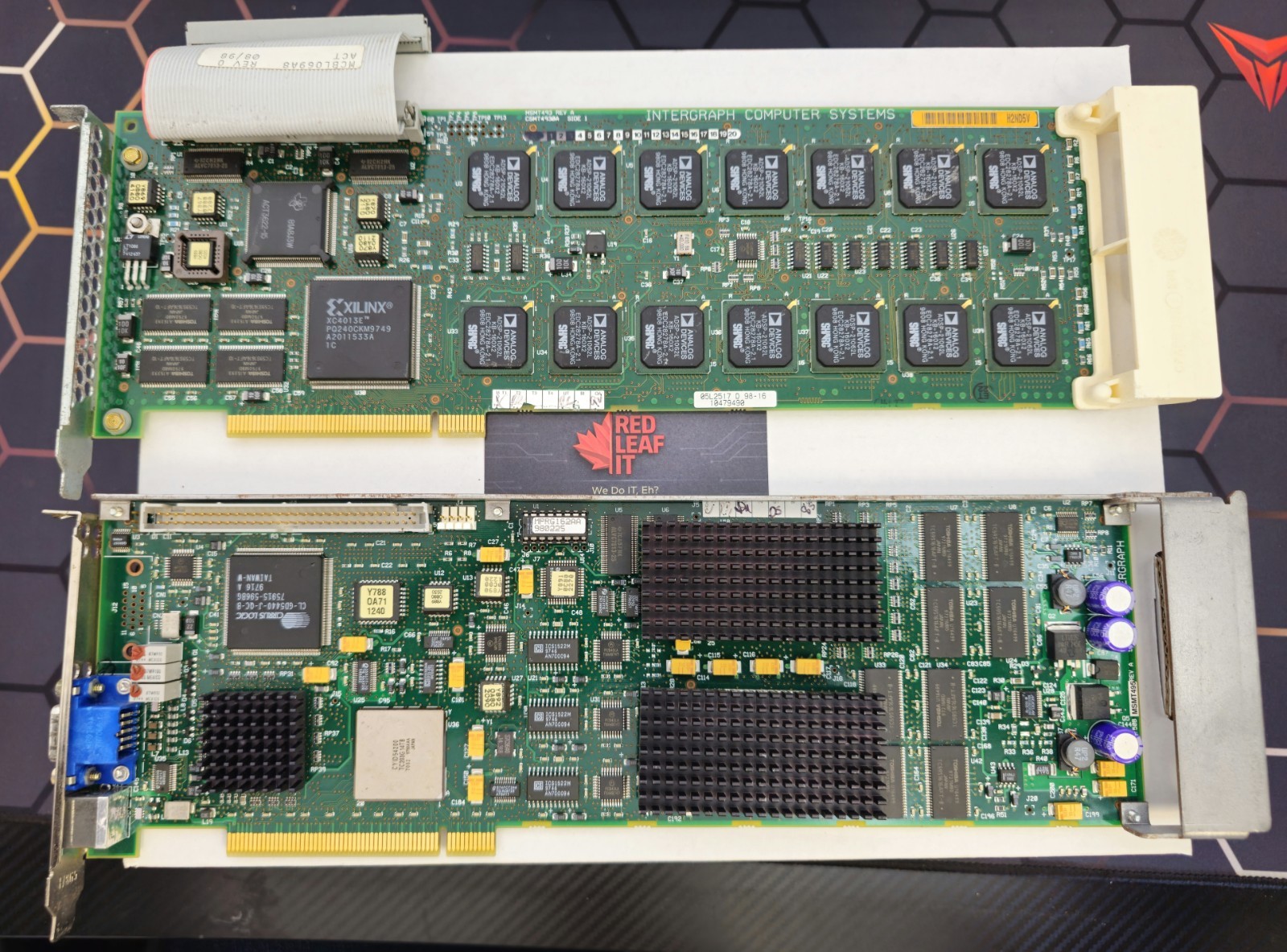 Intergraph Intense 3D Pro 3400 MSMT495 PCI Graphics Card & Lynx 4 MSMT493