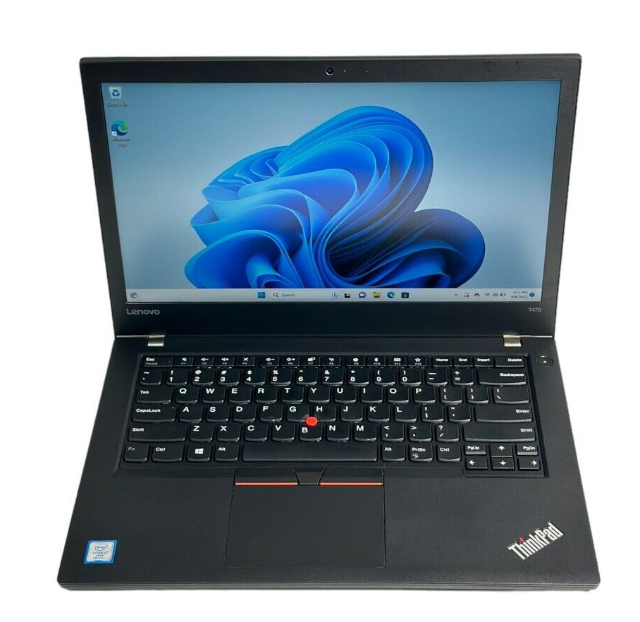 Lenovo ThinkPad T470 Core i7 7600U 2.8GHz 16GB RAM 512GB SSD Win 11 Pro