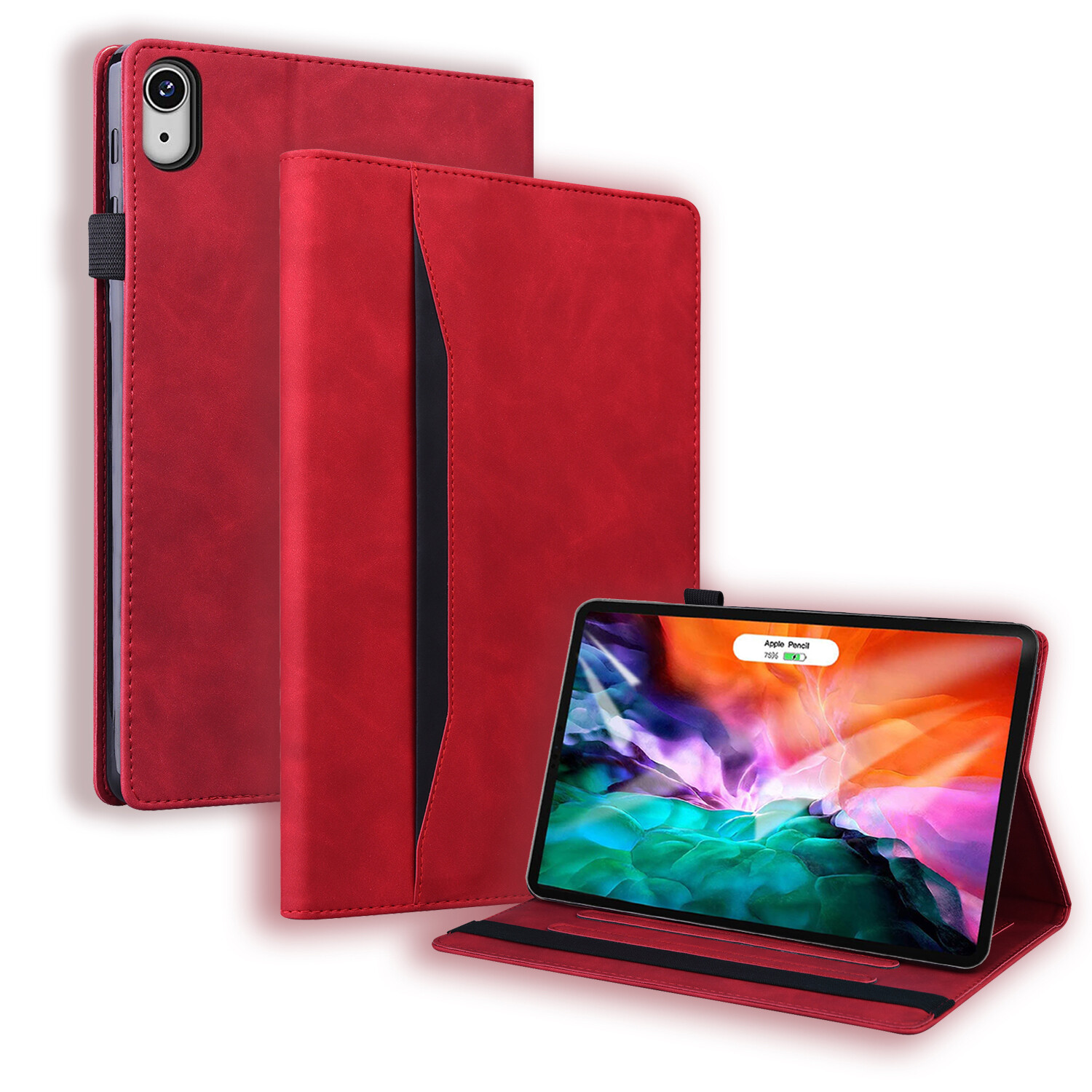 For Apple iPad mini 6th Gen 8.3" 2021 Retro Leather Card Wallet Stand Case Cover