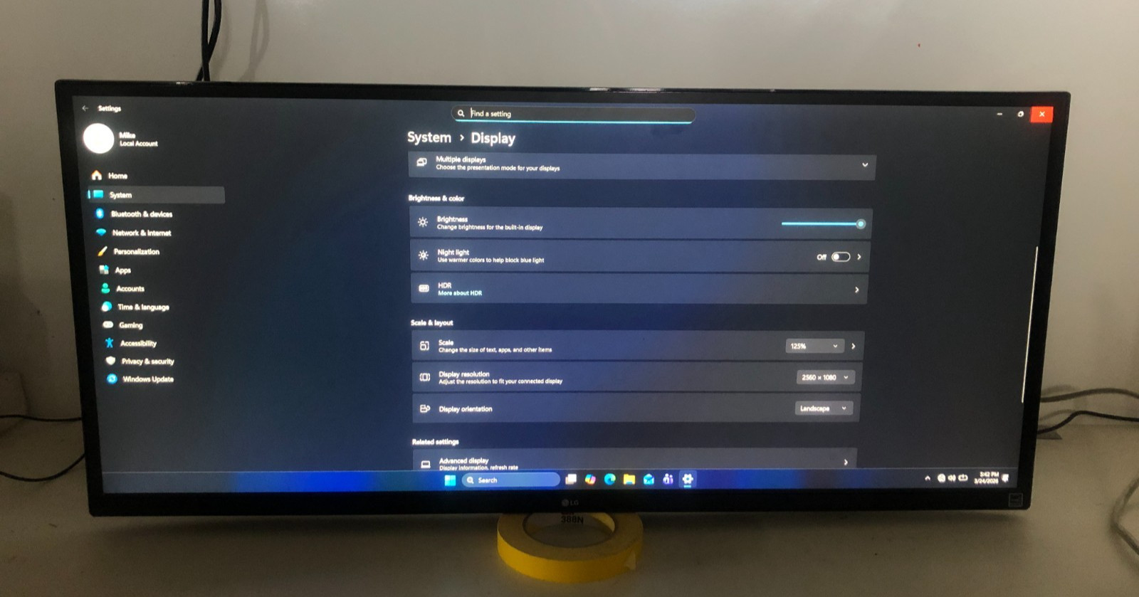 LG 34um61-p UltraWide Monitor