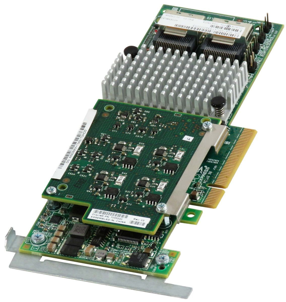 Sun Oracle 7047503 LSI L3-25239-27B SAS 6Gb Dual Port PCIe x8