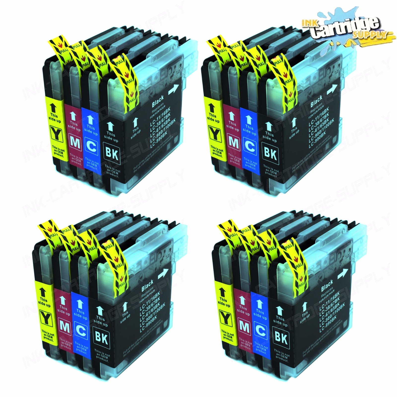 16PK LC65 LC61 XL Ink for Brother MFC-5890CN MFC-5895CW MFC-6490CW MFC-6890CDW