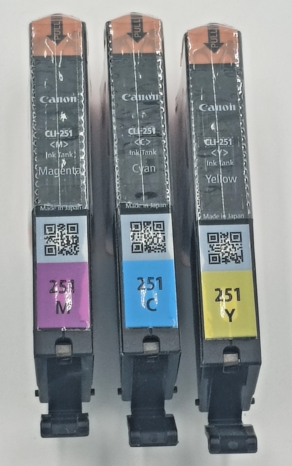 Genuine OEM Canon CLI-251 C/M/Y 3-pack Creative Pack Premium Ink Tanks