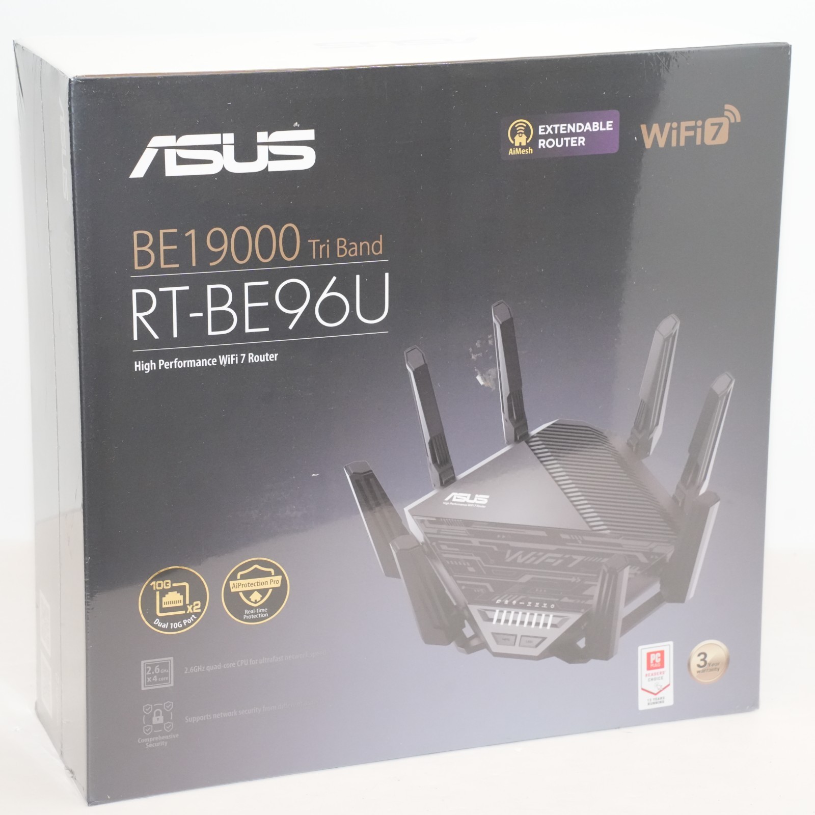 NEW - SEALED ~ ASUS RT-BE96U BE19000 Tri-Band WiFi 7 Router