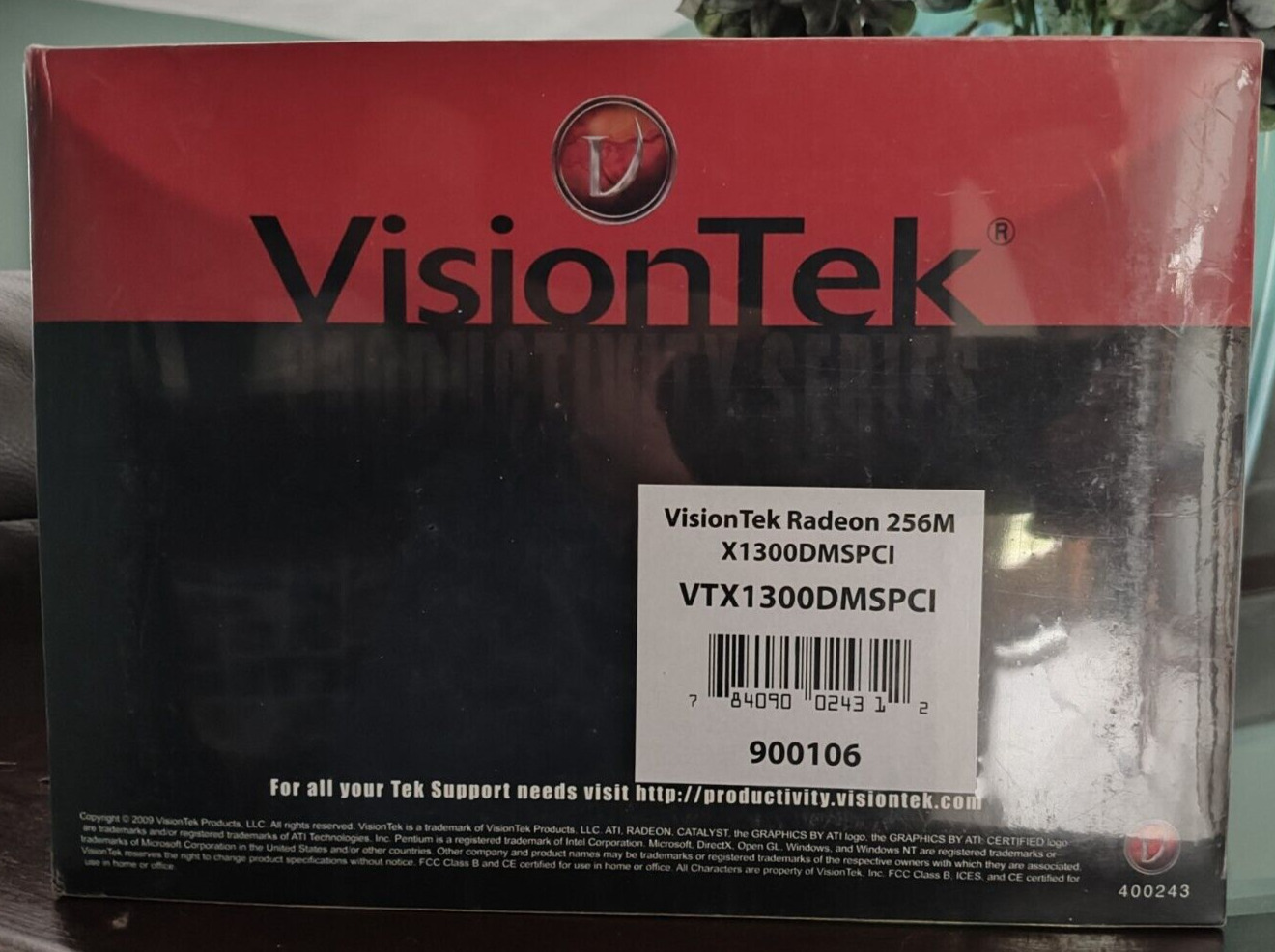Graphics Card Vision Tek  Radeon 256M VTX1300DMSPCI
