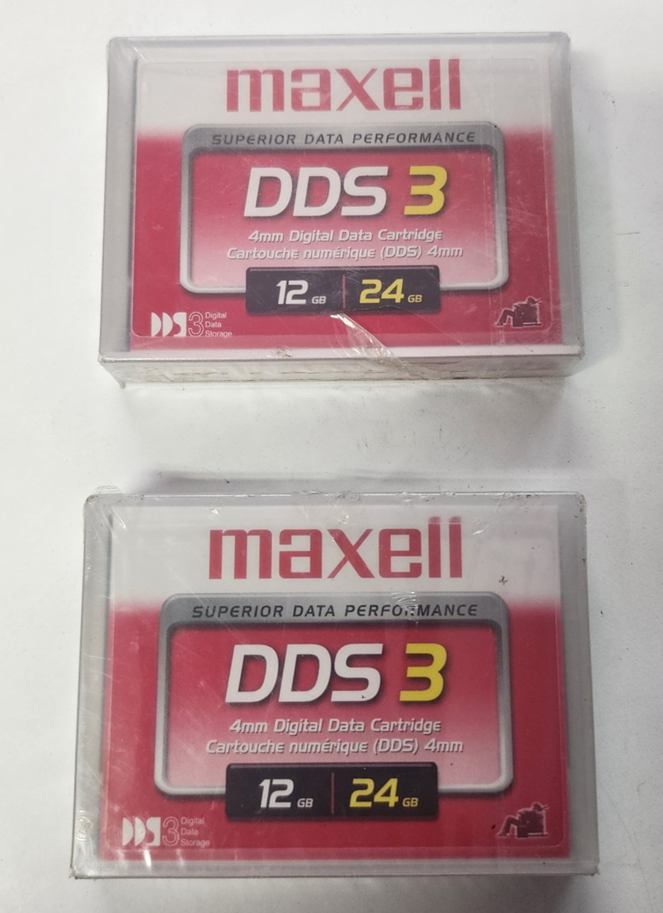 Maxell DDS 3 4mm Digital Data Cartridge 12GB - NEW