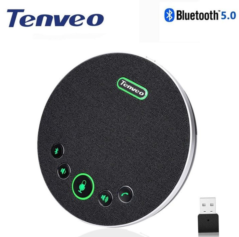 Portable Bluetooth Conference Room Speaker w/Internal Battery and BT Dongle