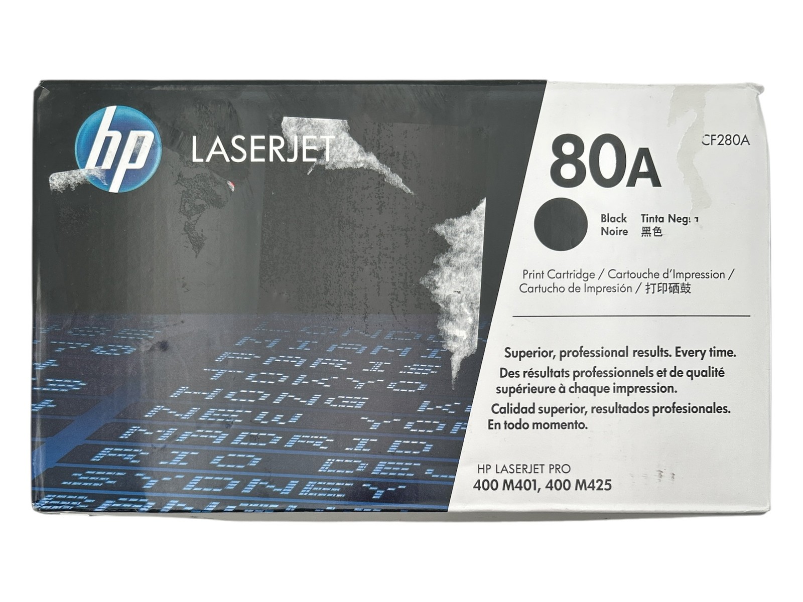 HP 80A CF280A Black Original LaserJet Toner Cartridge (READ)