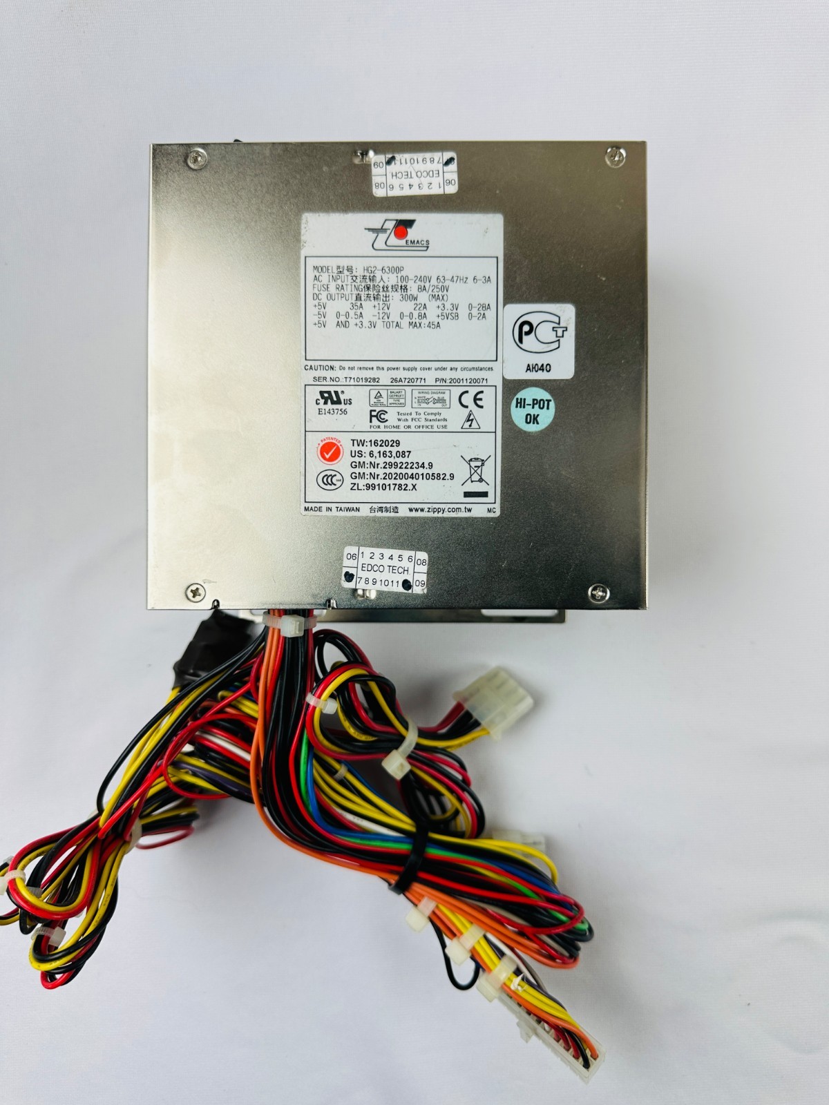 Emacs HG2-6300P 2001120071 Power Supply