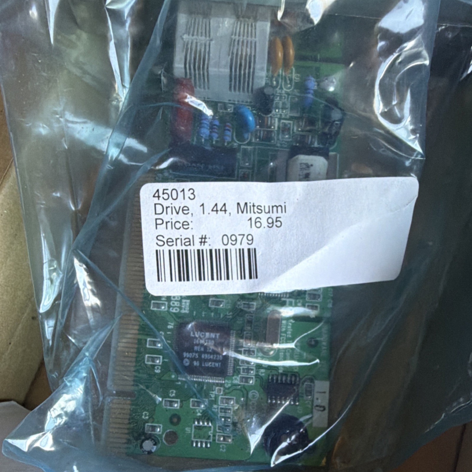 Mitsumi CW56LU-PCI 56K PCI Modem Card w/ Cable Vintage Universal Compatible