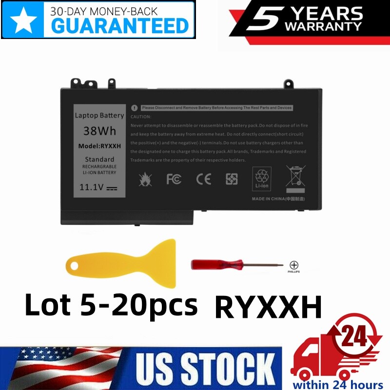 Lot Battery RYXXH For Dell Latitude E5250 E5450 E5550 3150 3160 VVXTW