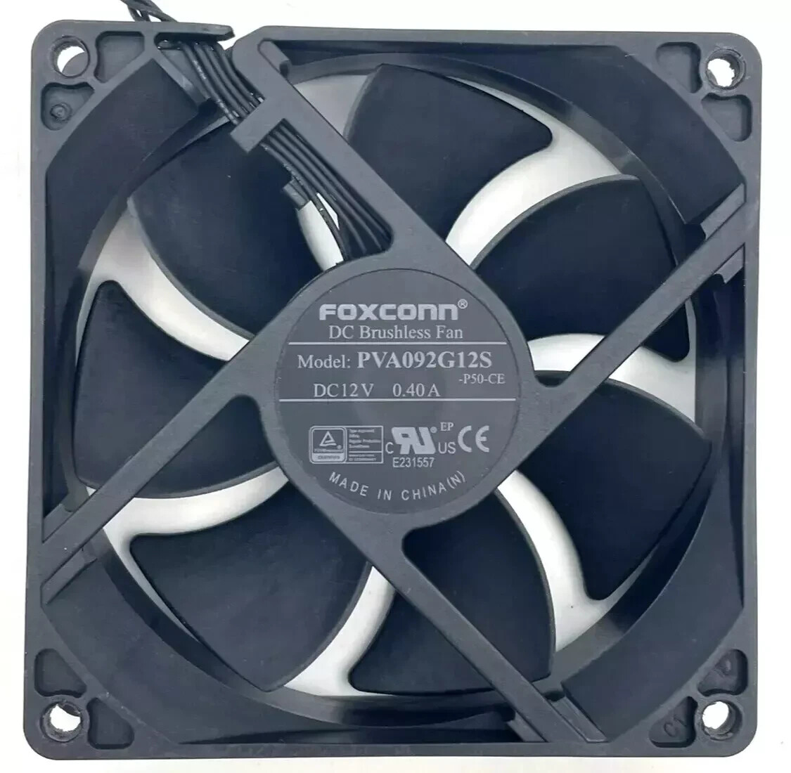 1PC Foxconn PVA092G12S 12V 0.4A 4Pin 92x25mm HP Elite 8300 8200 6200 6300 Fan