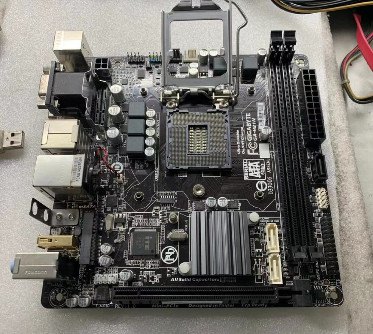 Gigabyte GA-H81N Intel H81 LGA1150 Desktop Motherboard DDR3 Mini-ITX Main Board