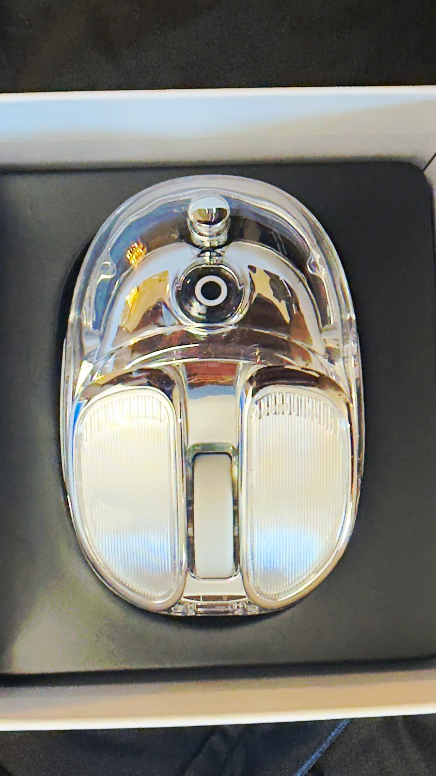 EWEADN Q9 Clear Bluetooth Wireless Rechargeable Mouse Adjustable DPI Optical