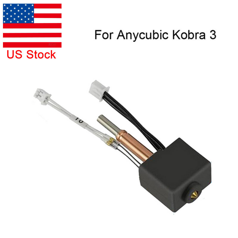 For Anycubic Kobra 3 Printer Nozzle Printhead Hot End Kit Replacement Parts - US