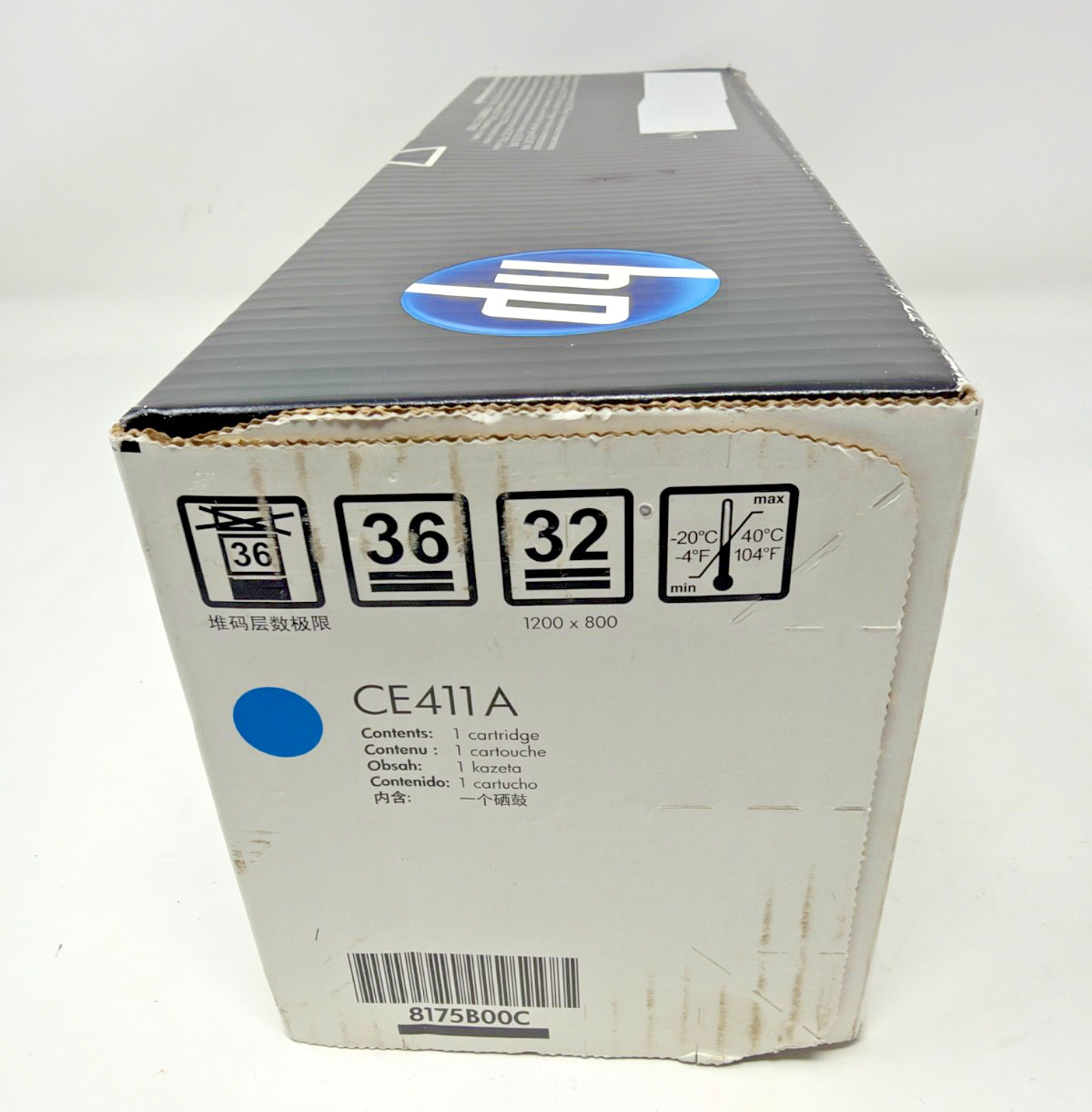 HP 305A (CE411A) LaserJet Genuine Toner Cartridge - Cyan