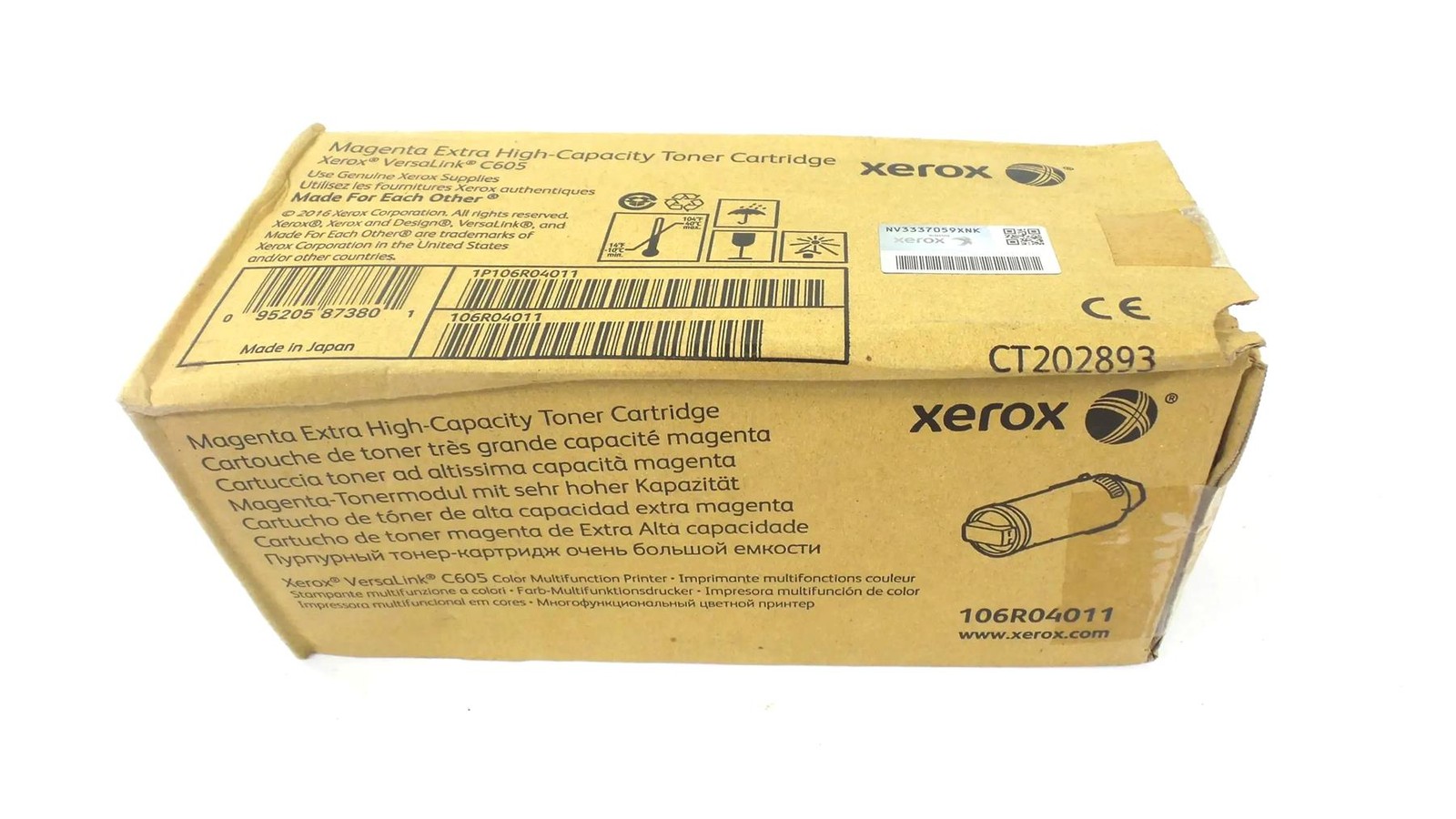 Genuine Xerox 106R04011 Magenta Extra High Capacity Toner VersaLink C605