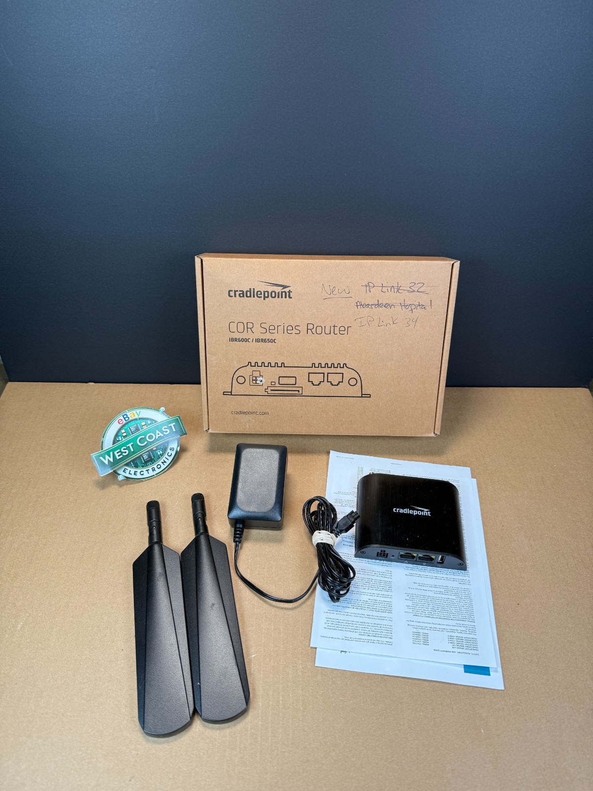 Cradlepoint IBR650LPE-VZ Ethernet Cellular Modem/wireless Router New
