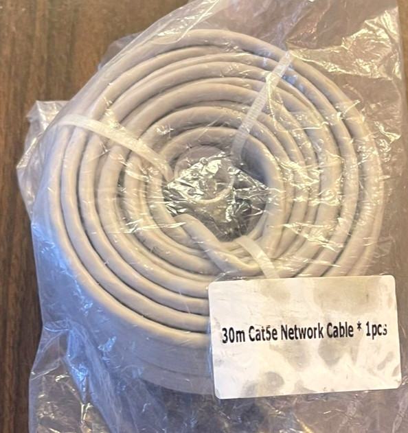Lorex CAT5e Ethernet  Network Cable NVR IP 100' feet/30m (NEW)