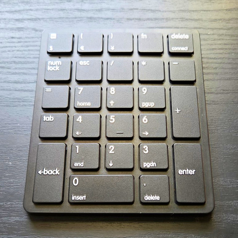 HAVIT SMART26 Bluetooth Numeric Keypad Portable Built-In Battery Black USBC