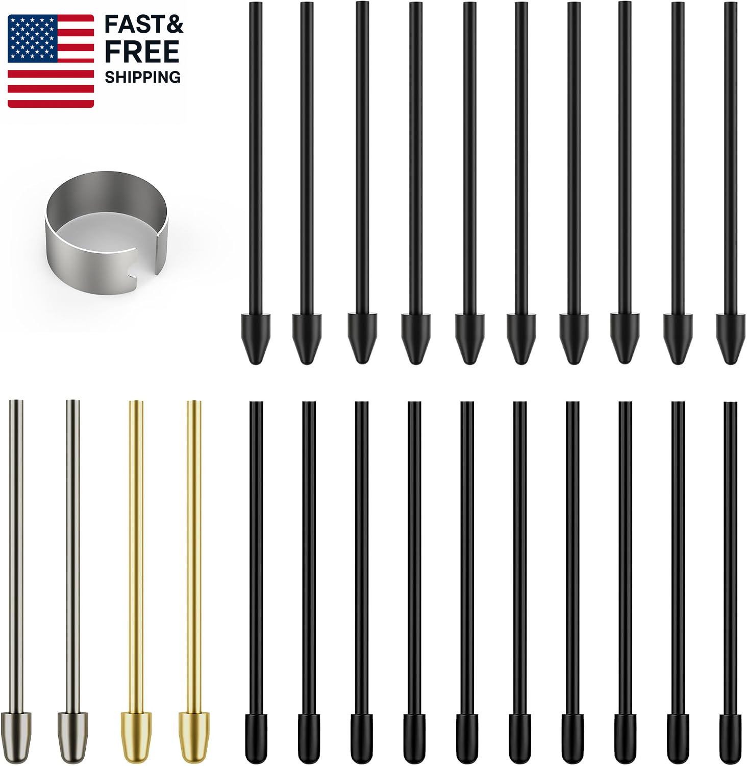 Pen Tips Compatible with Remarkable 2/1 Stylus,Replacement Nibs for Marker Pen/M